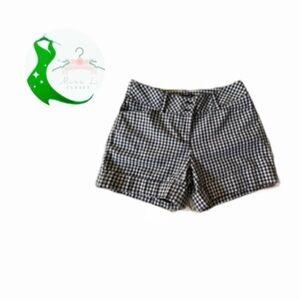 White House Black Market Gingham Women Shorts
